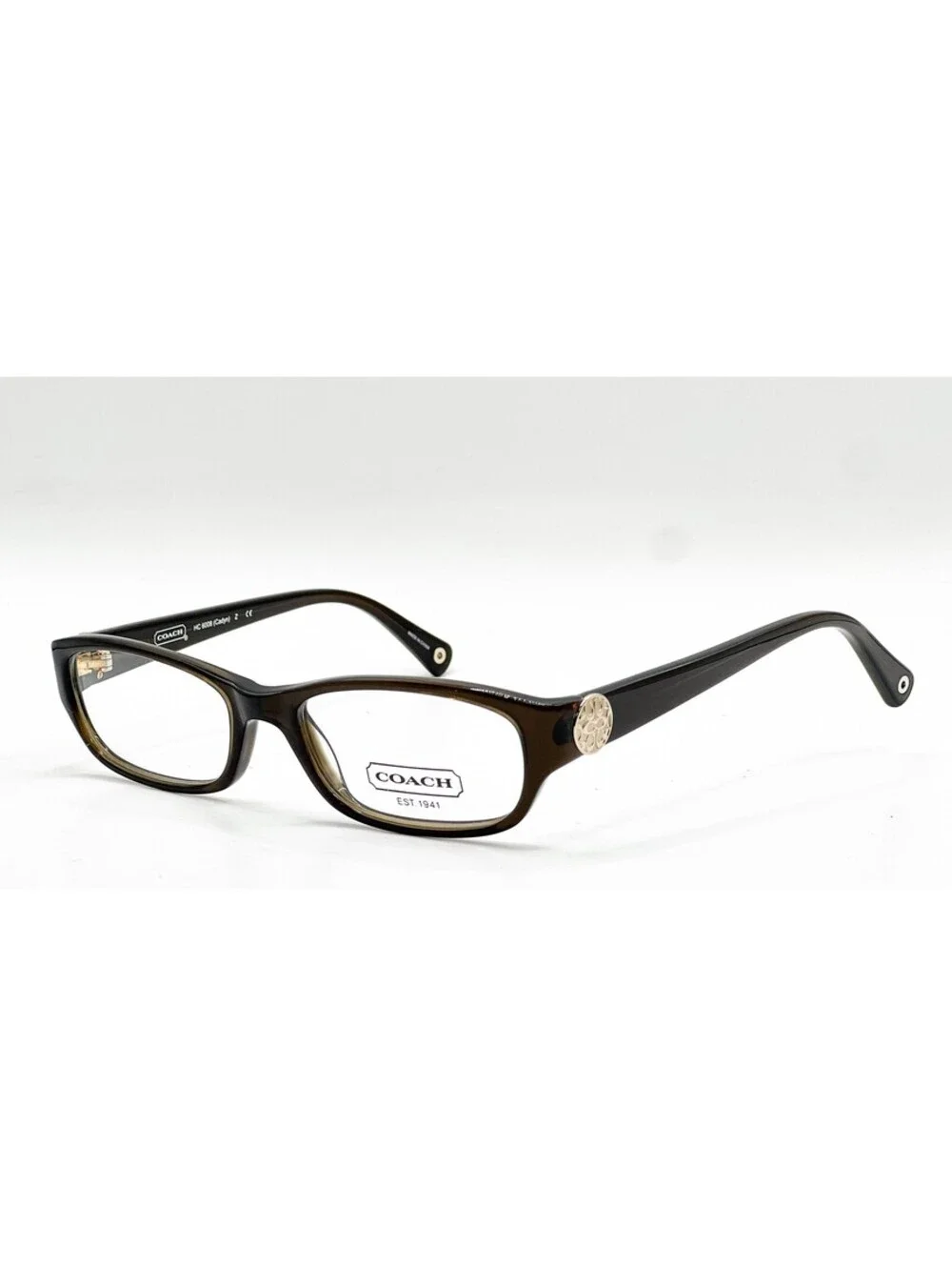 Coach HC 6008 5030 Dark Olive Full Rim Authentic Eyeglass Frames 51-17-135